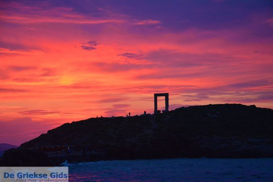 Naxos zonsondergang